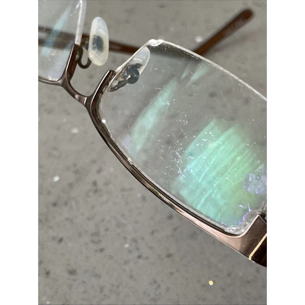 LINK OCCHIALI Eyeglasses LINK2008/N C.24 54-15-138 Brown FRAMES ONLY half rim